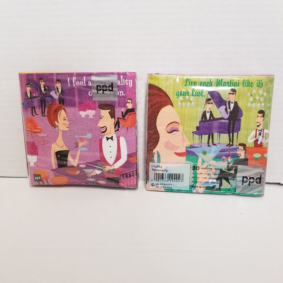 PPD Party Supplies Lot Of 20 0 Packs Ppd Martini Cocktail Bar